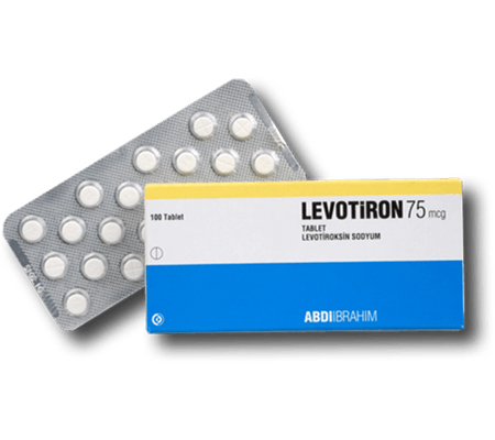 Levotiron (T4) 75 mcg (50 pills)